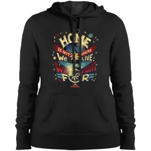 Captain Marvel Home Is What We Fight For Women Hooded Sweatshirt
