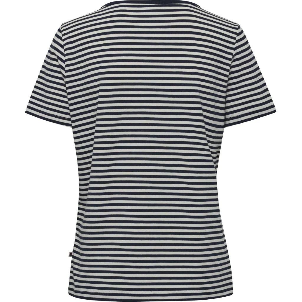 Cecilie Tee - Dark Navy Stripe