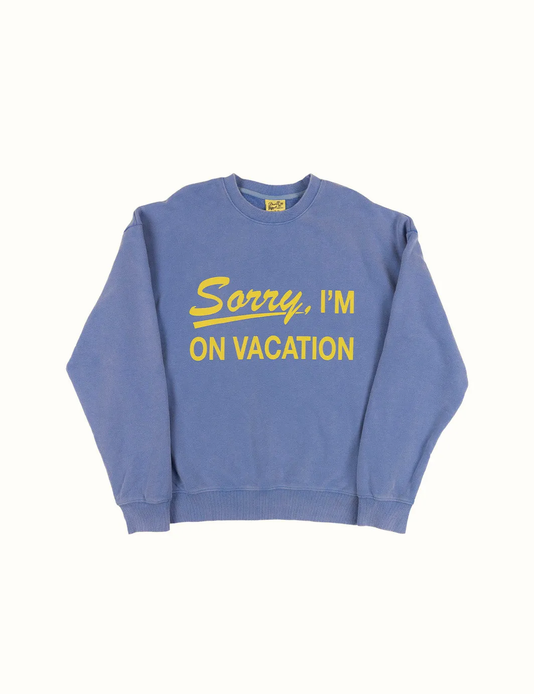 Duvin Airplane Mode Crew Sweater - BLUE