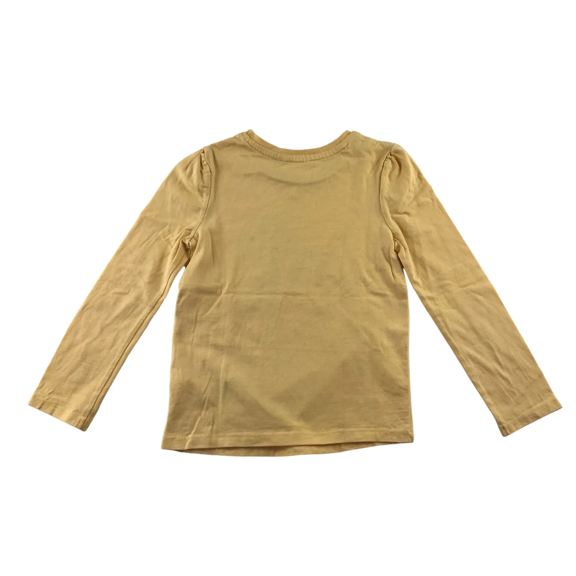 George t-shirt 6-7 years yellow Zebra I'm 6 print pattern cotton