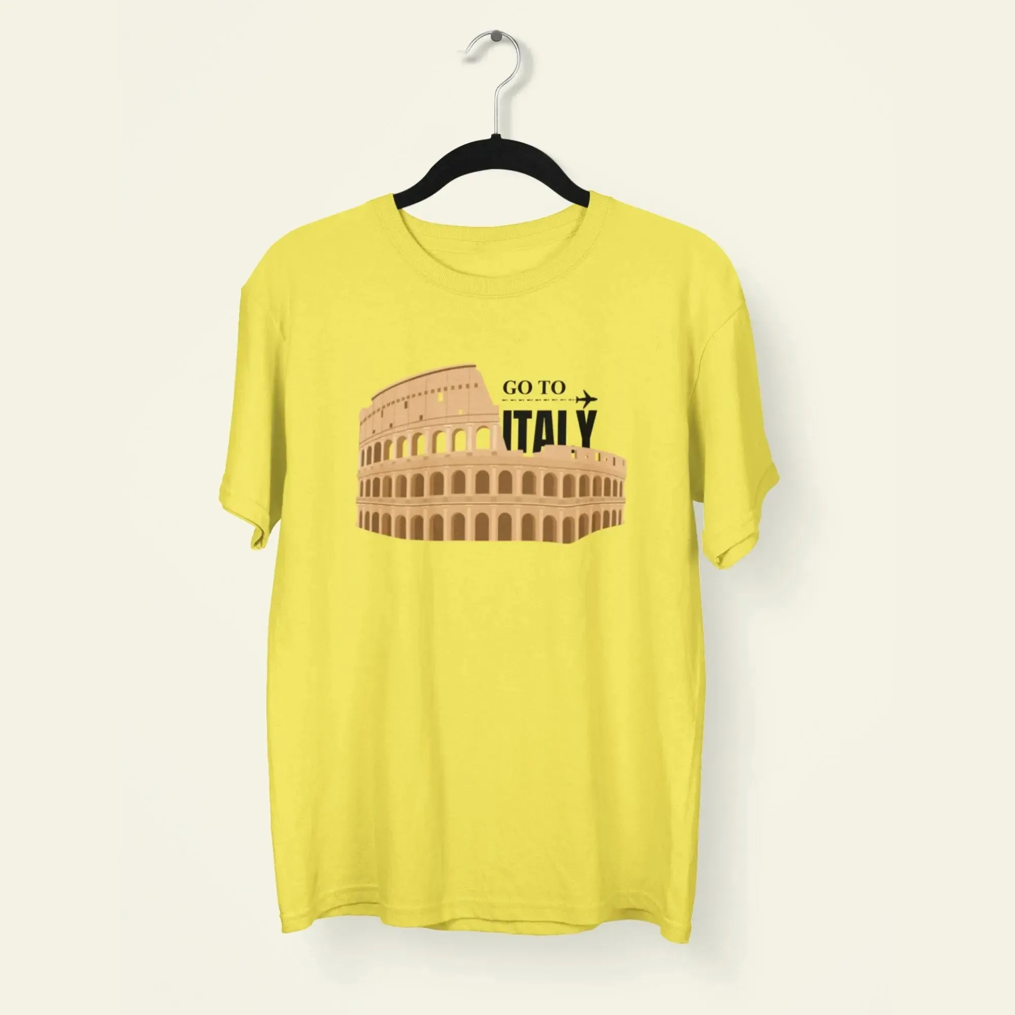 Go To Italy Round Neck Half Sleeve Classic T-Shirt