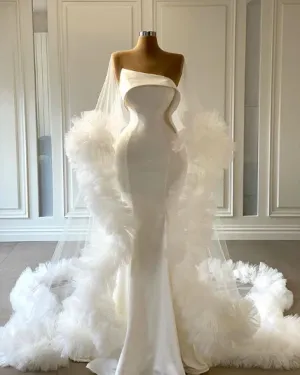 Luolandi Elegant dresses classy dresses Gala Dress White Wedding Dress Charming