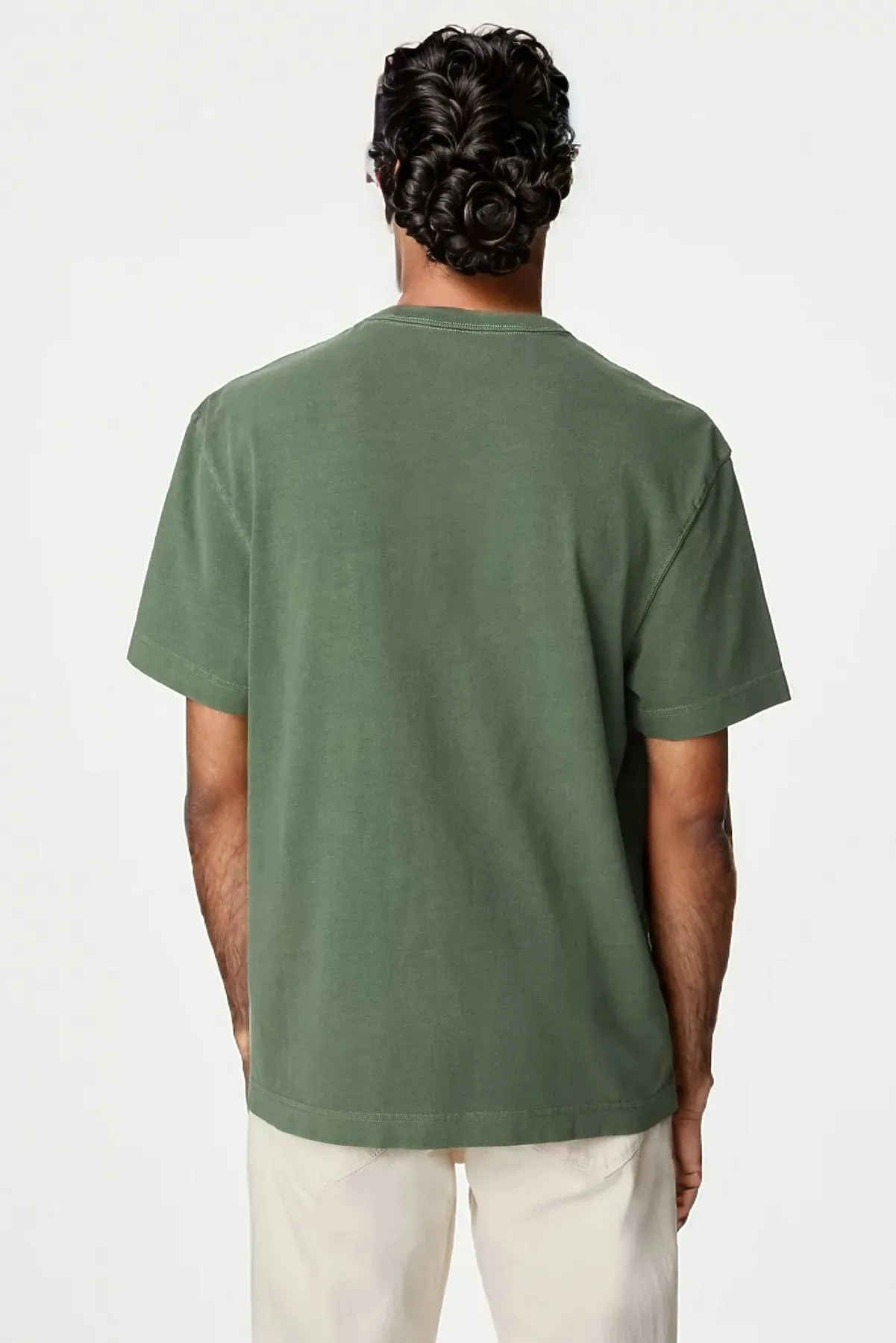 Mens Heavy Cotton Pocket T-Shirt