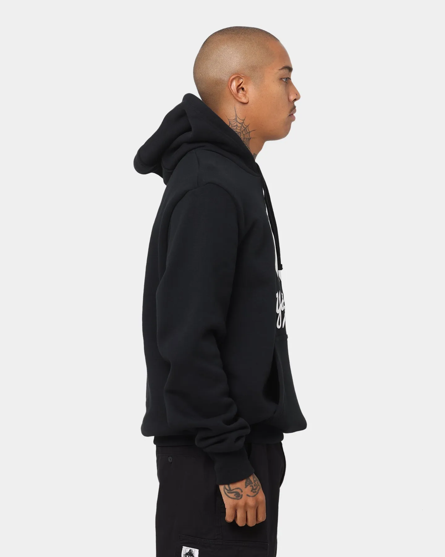 New Era New York Yankees Puff Print Hoodie Black