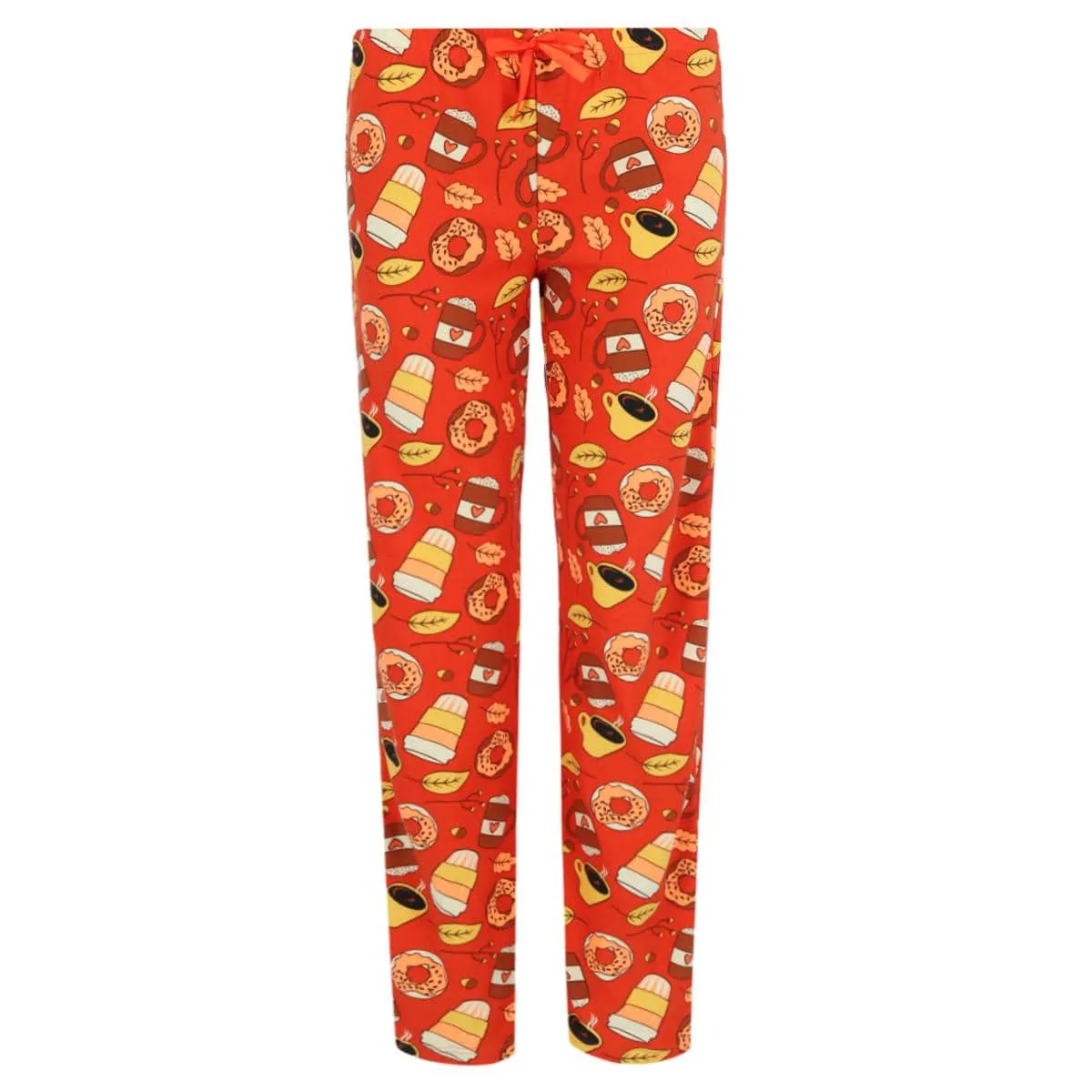 Not a Morning Person Women's Plus Size Pumpkin Spice Short Sleeve PJ Set