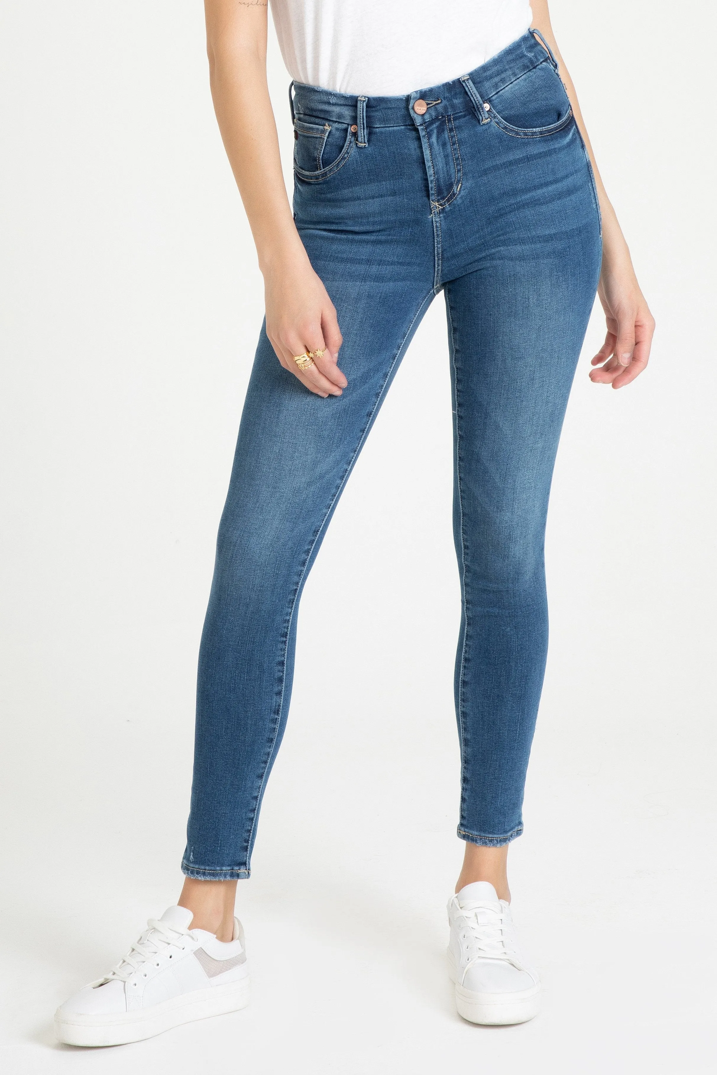 OLIVIA SUPER HIGH RISE SKINNY JEANS FRONTAGE