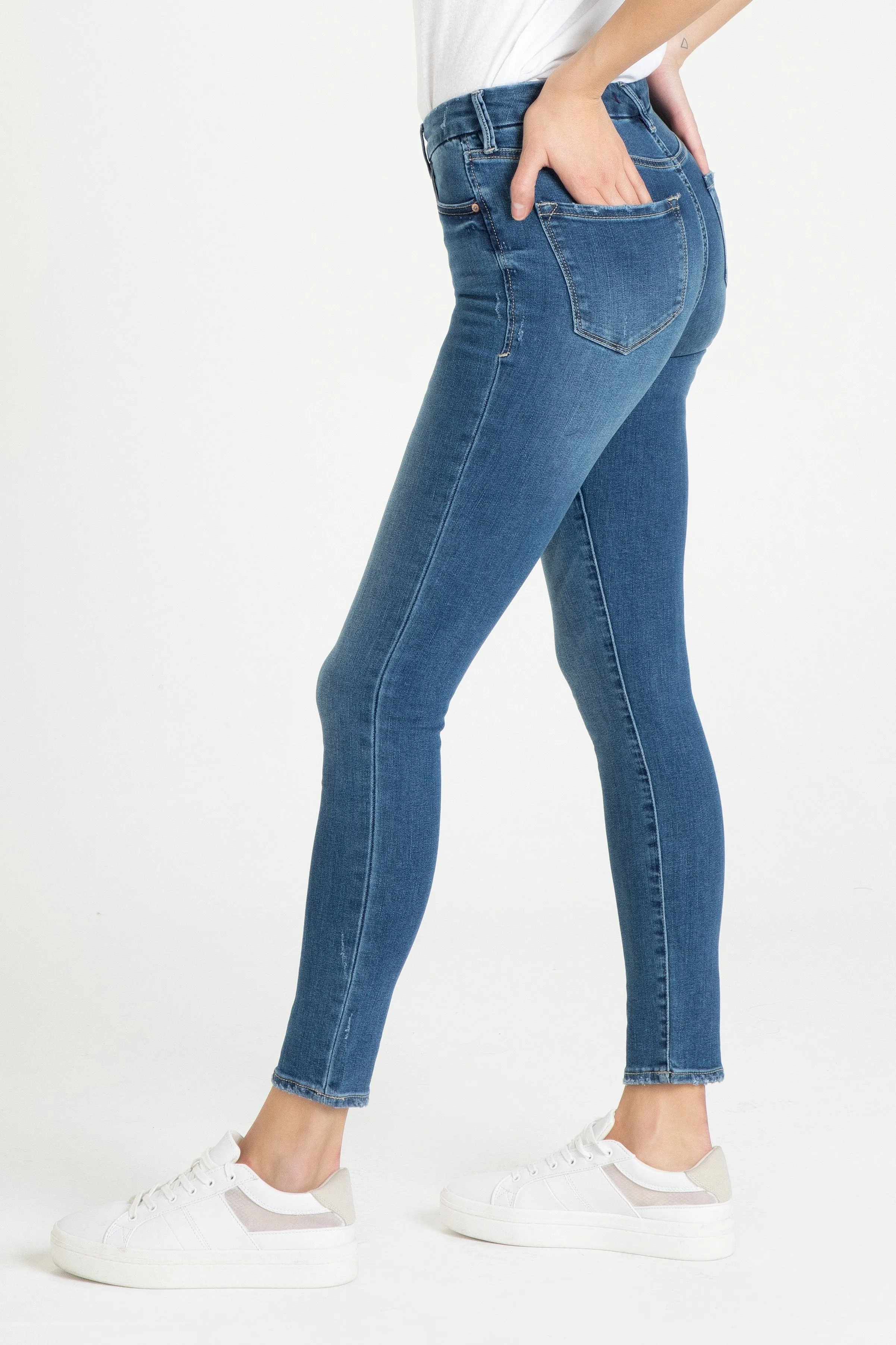 OLIVIA SUPER HIGH RISE SKINNY JEANS FRONTAGE