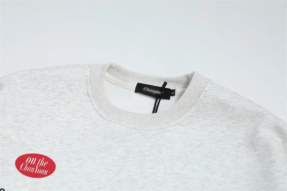 Porsche Car Print Fleece-lined Crew Neck Sweater