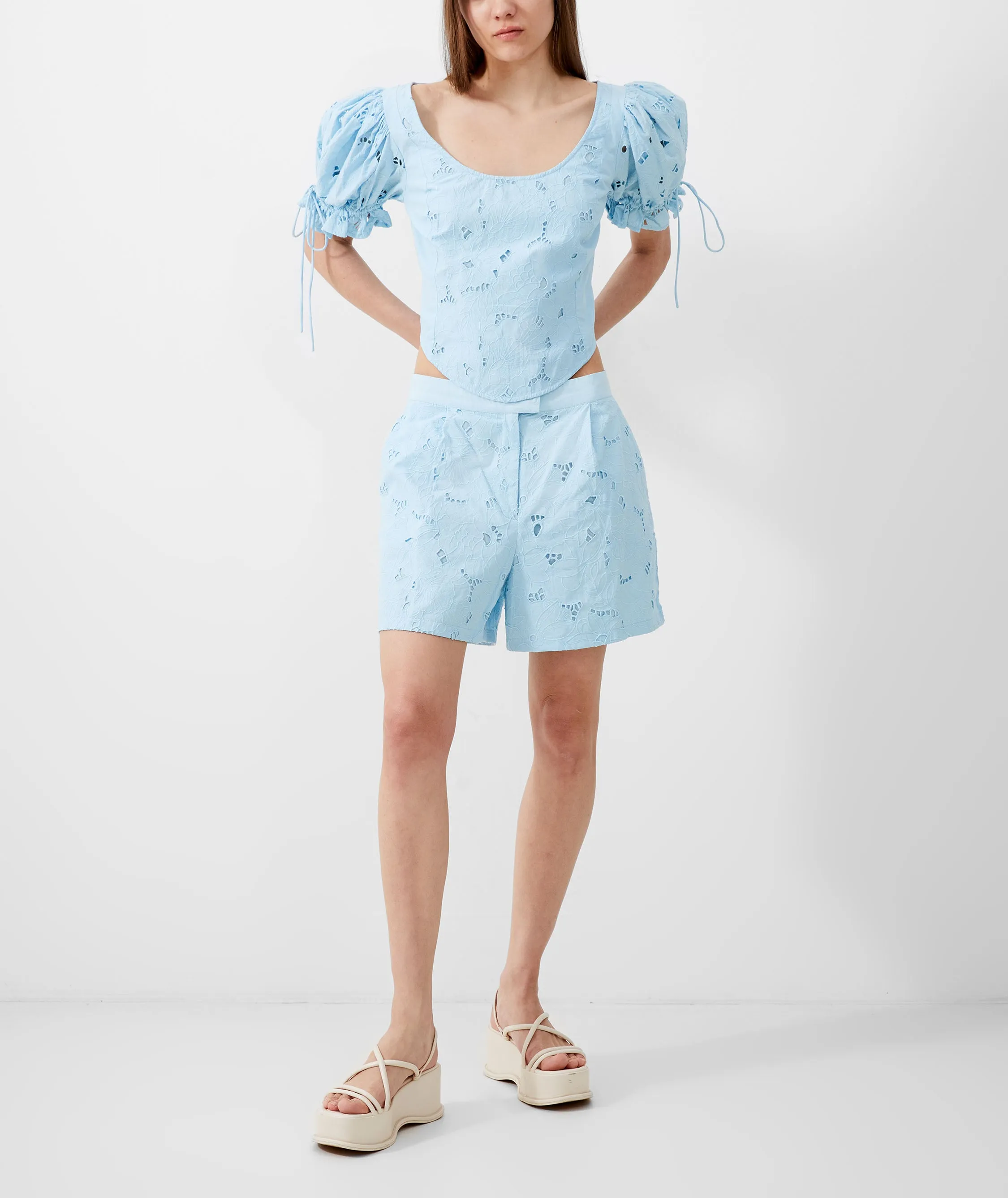 Rhodes Cotton Embroidered Top