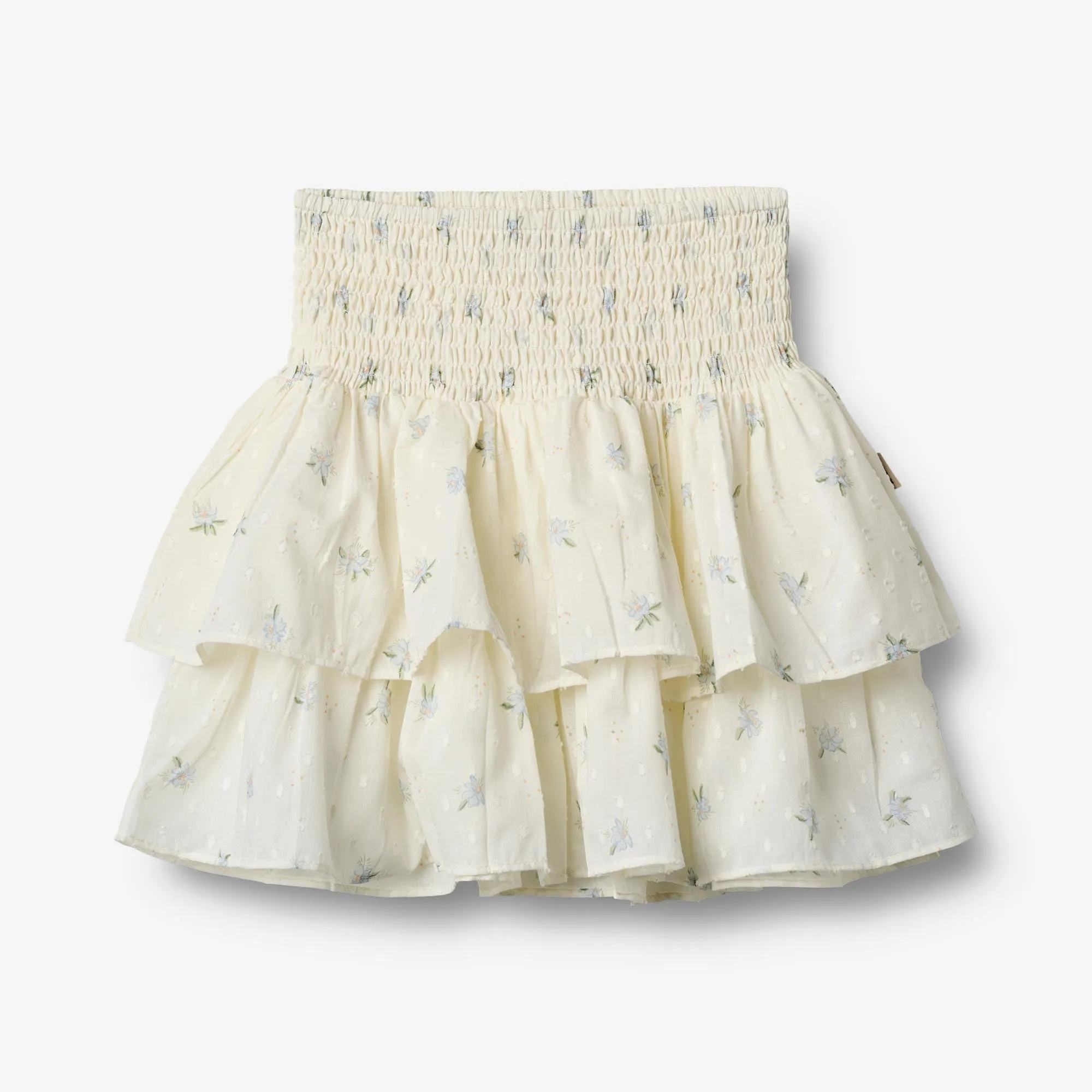 Skirt Hilary - blue flowers