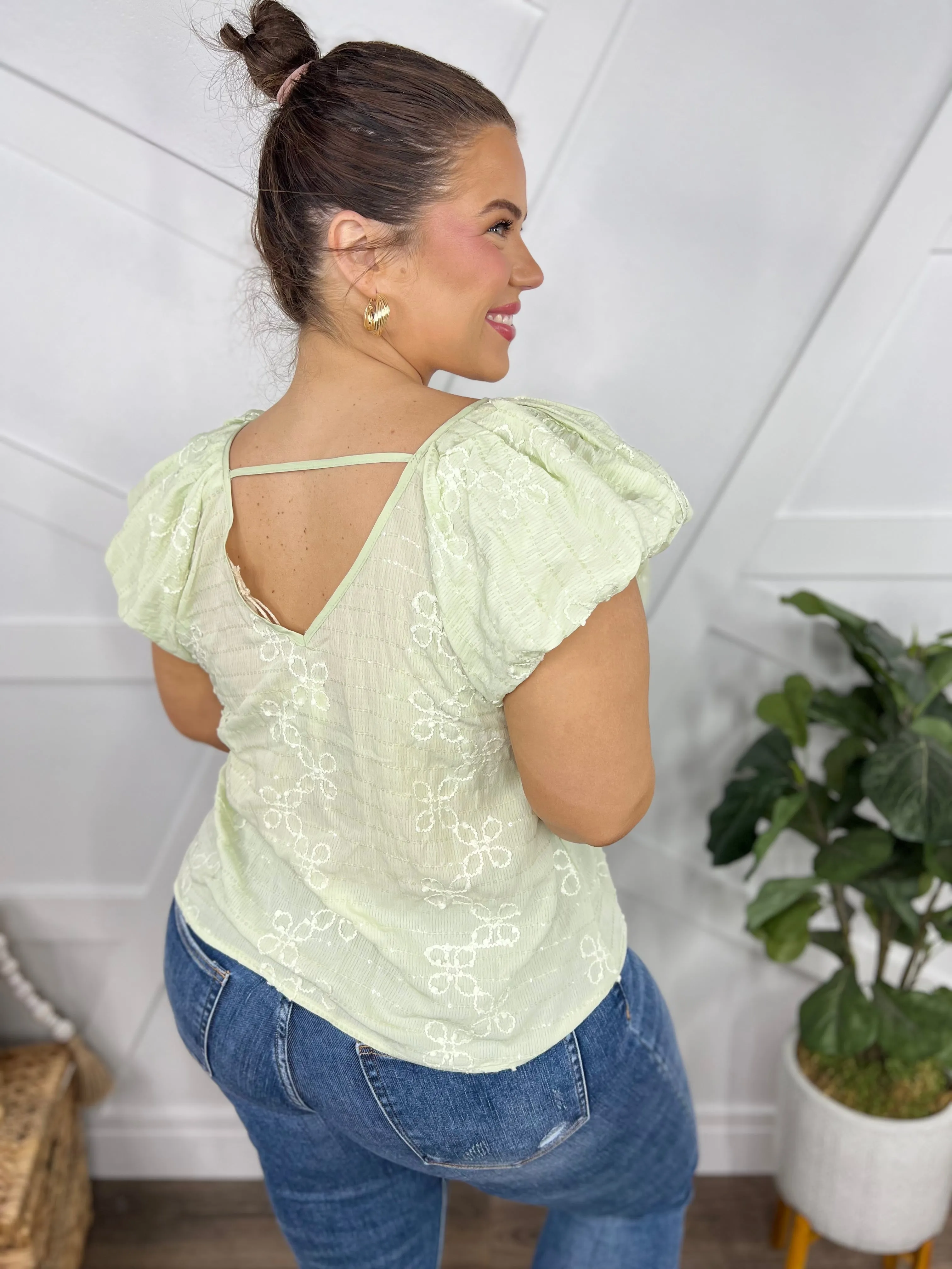 Whimsy Embroidered Top